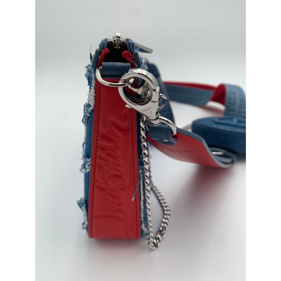 ❌❌SOLD❌❌Christian Louboutin Denim Hybrid Loubila Bag | NWT - Picture 8 of 10